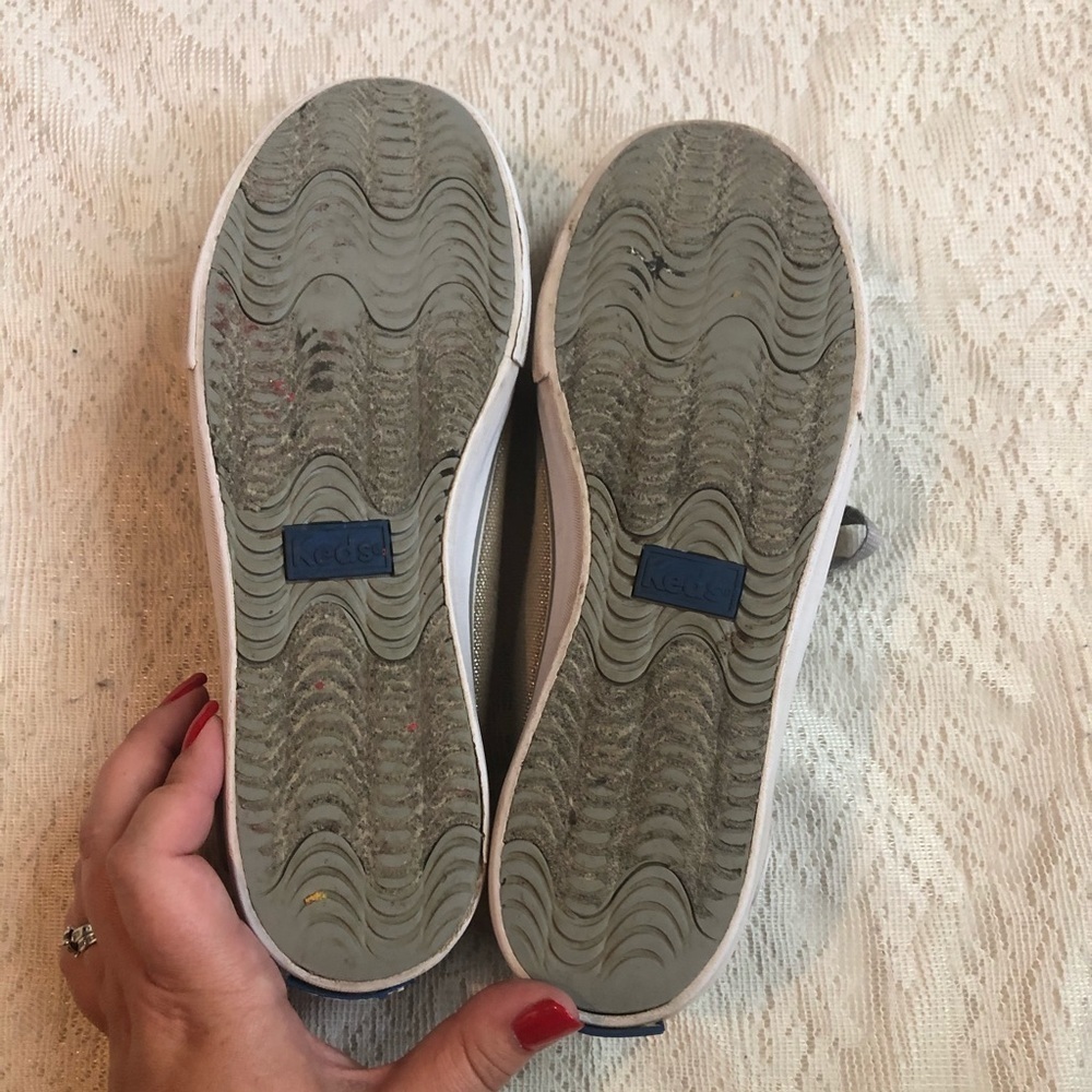 Keds X EOS metallic lace up sneakers - Picture 7 of 10